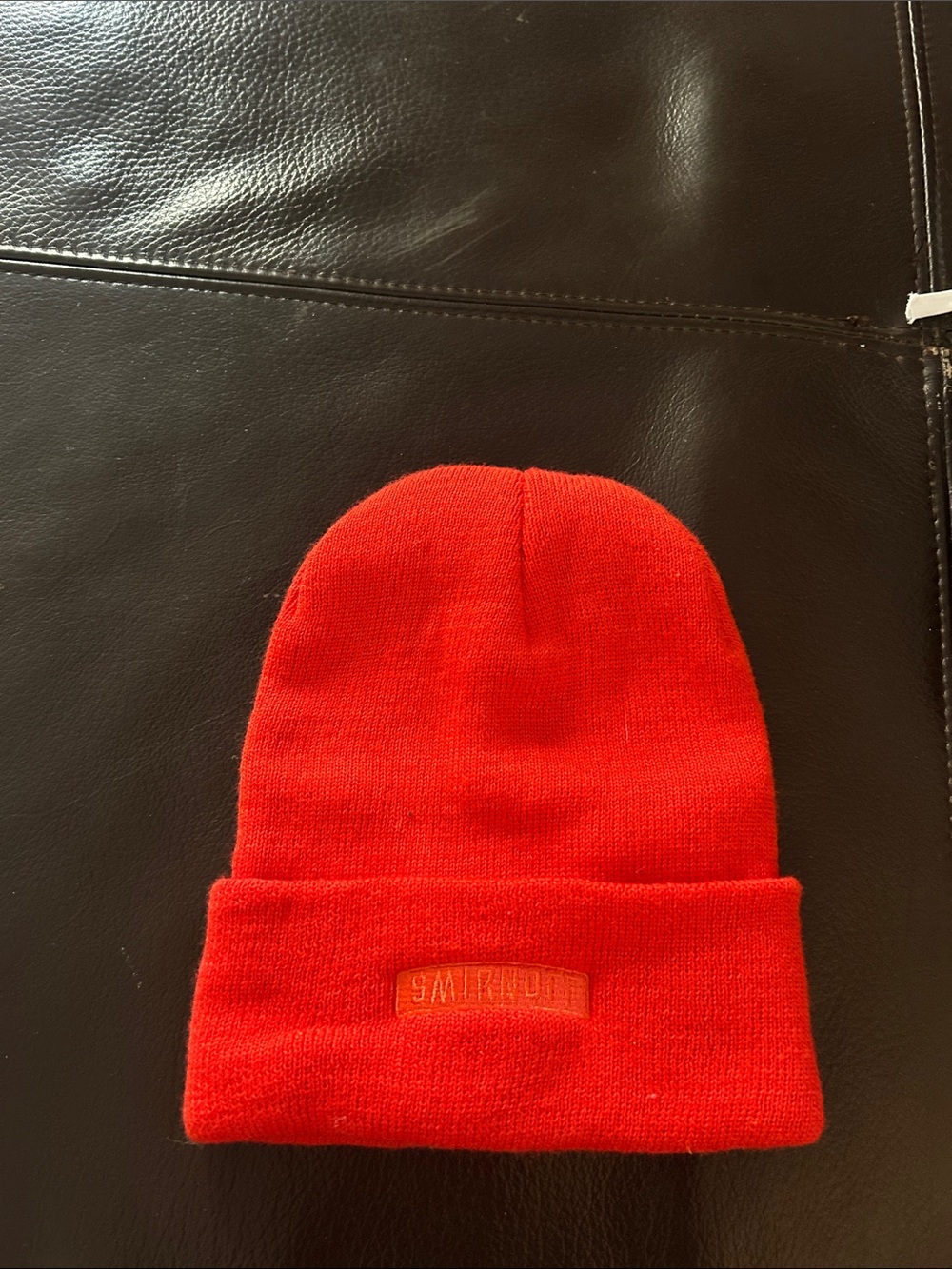 Classic Red Smirnoff Cuffed Beanie